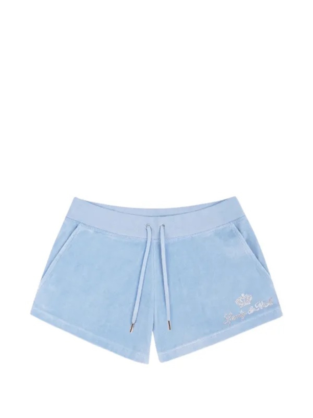 Juicy Couture X S&R crystal-embellished mini shorts